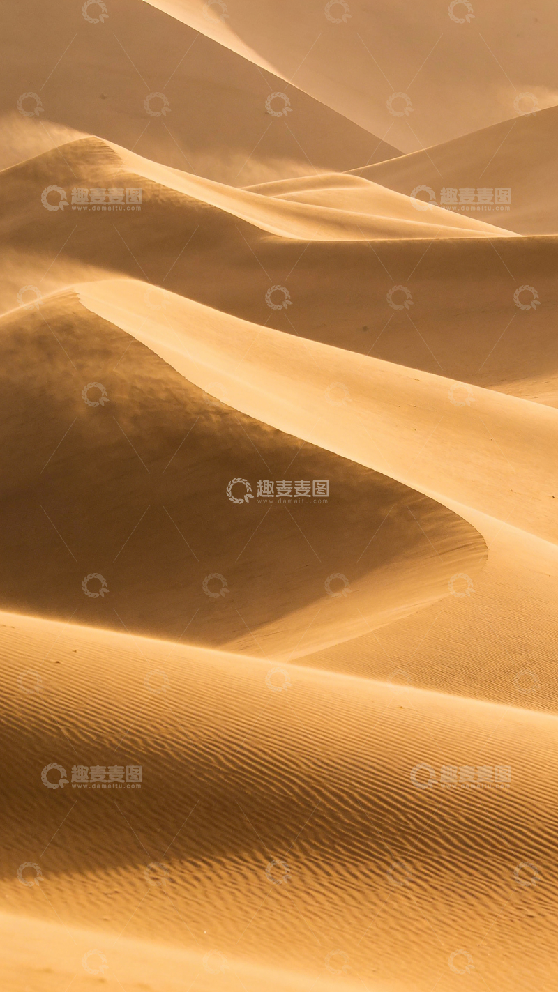 高清大图下载【趣麦麦图】沙漠沙丘光影美景