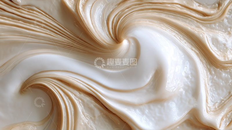 高清大图下载【趣麦麦图】奶油漩涡的梦幻旋律