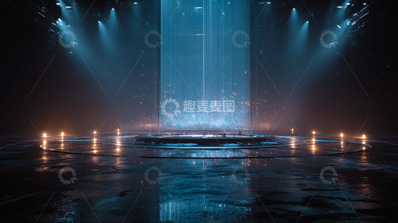 高清大图下载【趣麦麦图】星辰瀑布的神秘舞台