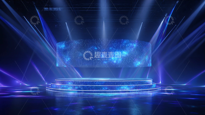 高清大图下载【趣麦麦图】星空舞台的奇幻盛宴