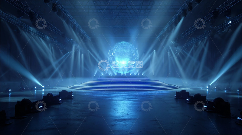 高清大图下载【趣麦麦图】光影交织的未来之舞