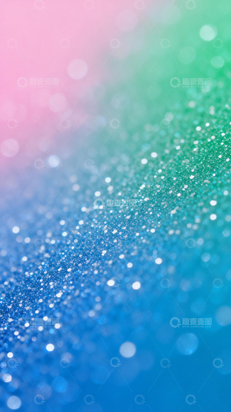 高清大图下载【趣麦麦图】彩虹闪光梦幻背景1