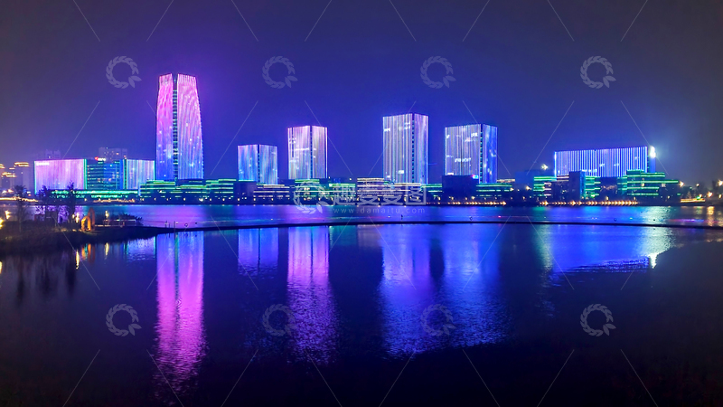 高清大图下载【趣麦麦图】东沙湖湿地公园智慧谷写字楼