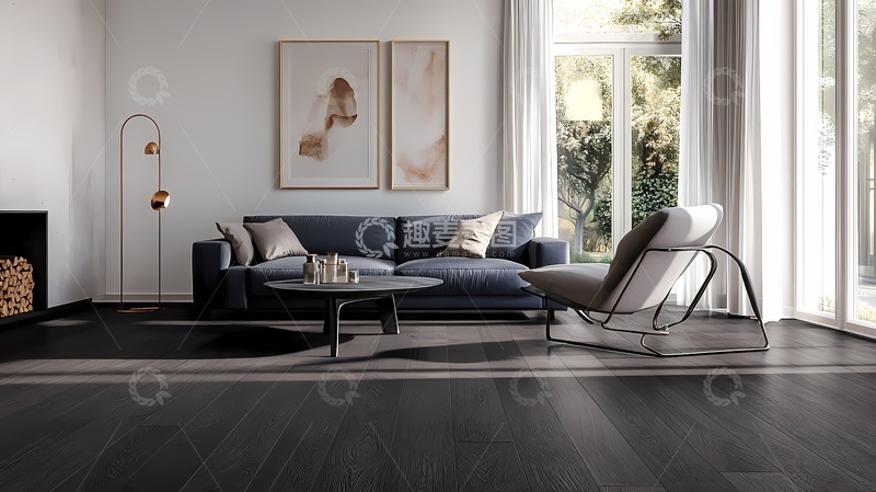 高清大图下载【趣麦麦图】现代简约风格客厅装修设计广告效果图