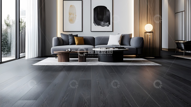 高清大图下载【趣麦麦图】现代简约风格客厅装修效果图