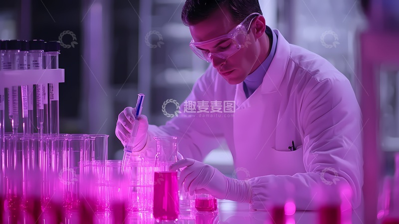 高清大图下载【趣麦麦图】实验室工作场景科研素材