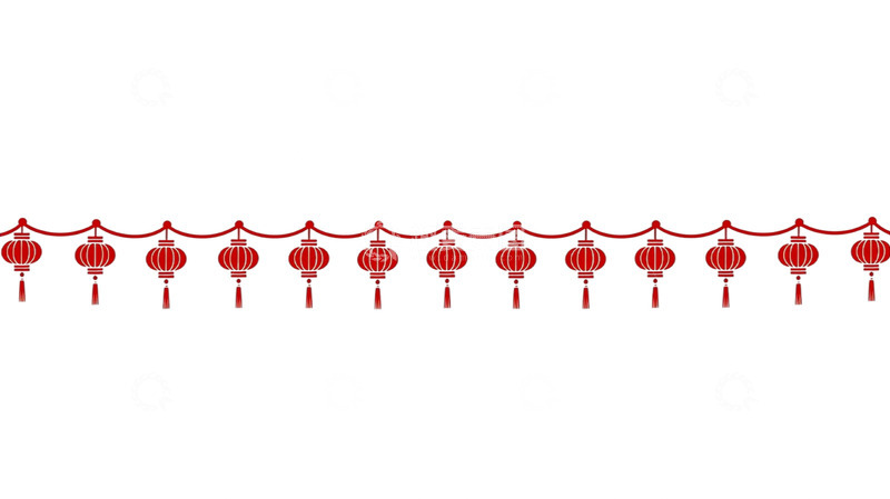 高清大图下载【趣麦麦图】灯笼流苏的绚丽夜空梦幻场景