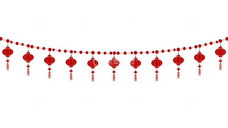 高清大图下载【趣麦麦图】流苏灯笼华丽绽放的艺术盛宴