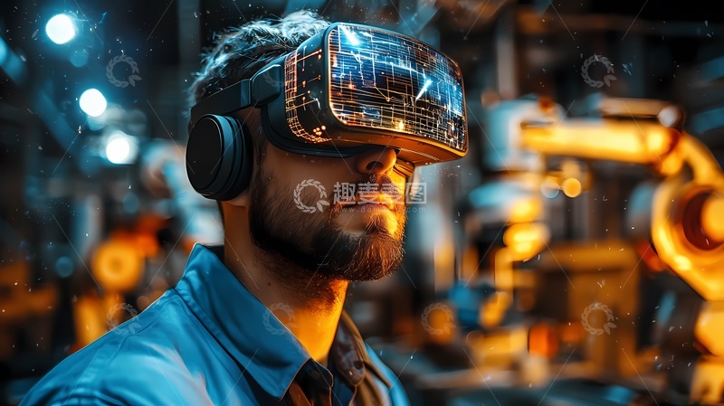 高清大图下载【趣麦麦图】虚拟现实工业应用体验
