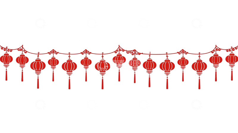 高清大图下载【趣麦麦图】灯笼流苏幻彩华章