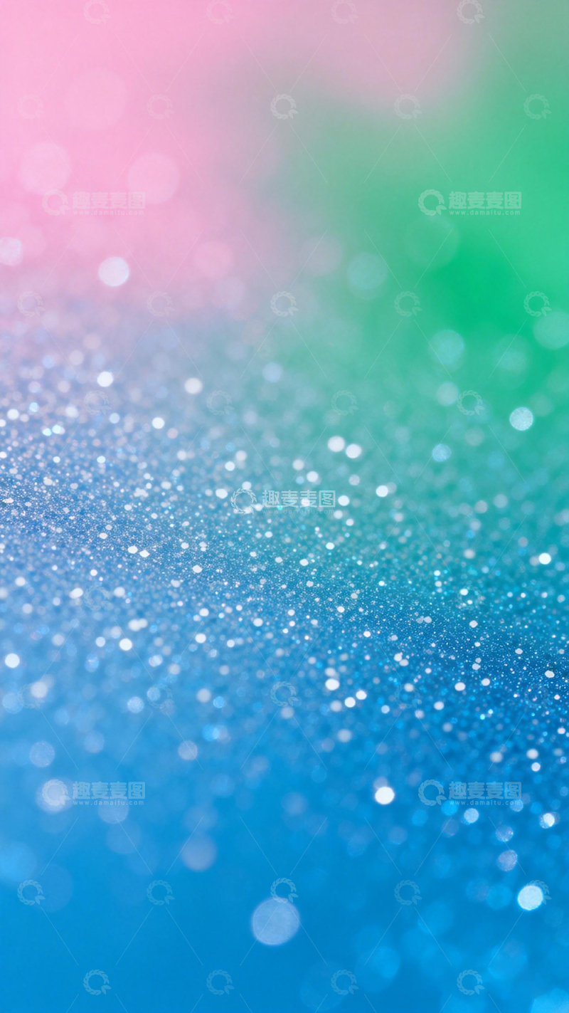 高清大图下载【趣麦麦图】彩虹闪光梦幻背景设计素材