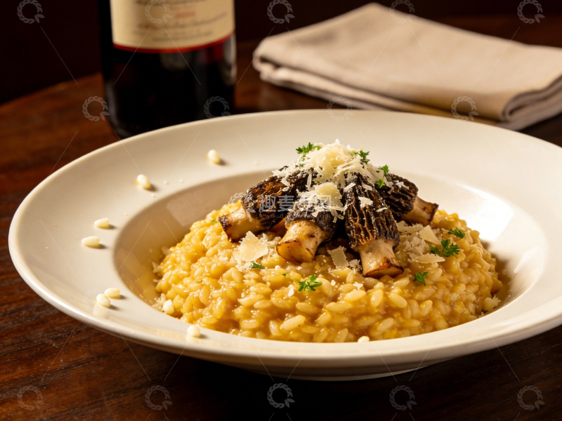 高清大图下载【趣麦麦图】精致美食意大利米饭