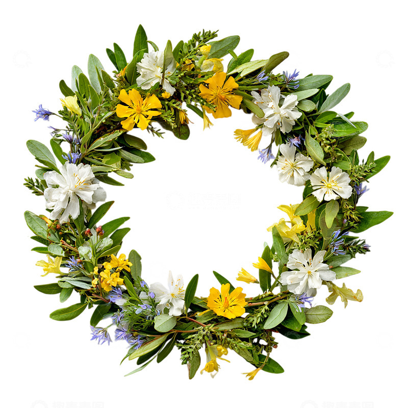 高清大图下载【趣麦麦图】花环盛放的春日奇迹