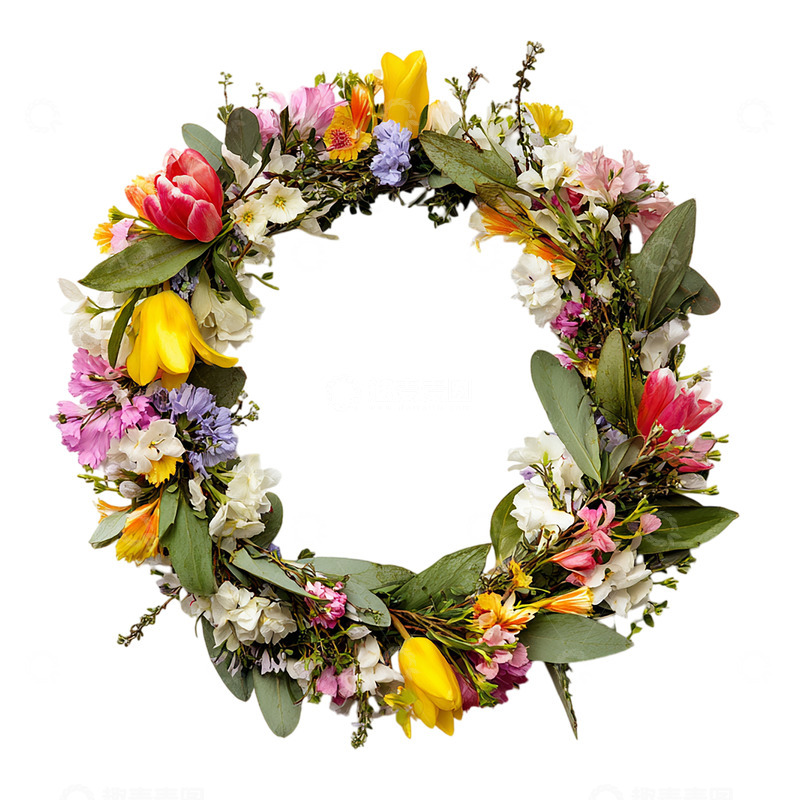 高清大图下载【趣麦麦图】春日花环的梦幻交响