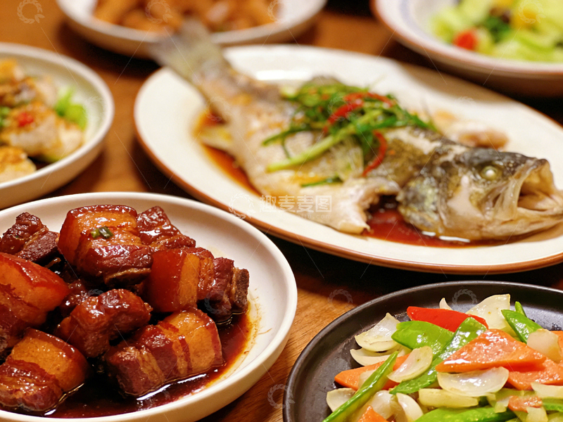 高清大图下载【趣麦麦图】中式美食家常菜色香味俱全1