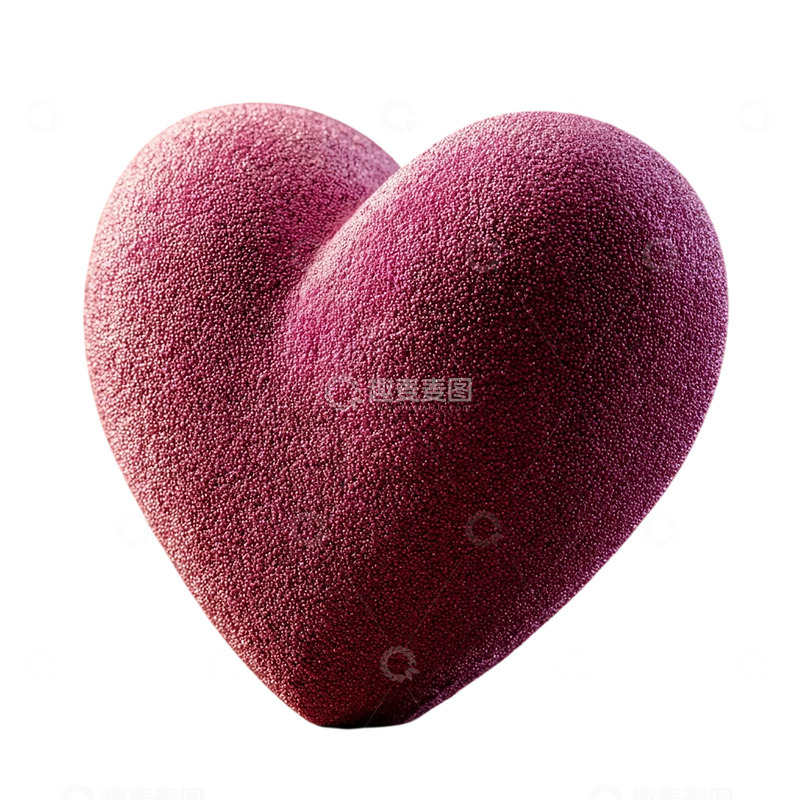 高清大图下载【趣麦麦图】心如绽放的深紫梦幻心形