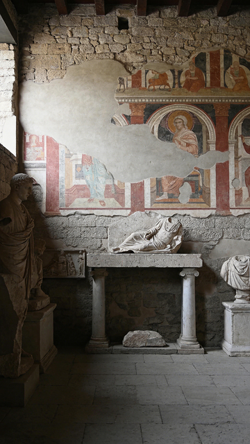 古罗马壁画与石雕艺术