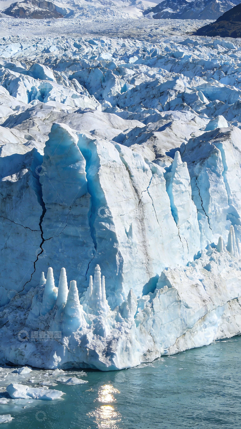 高清大图下载【趣麦麦图】冰川壮丽风光摄影图片