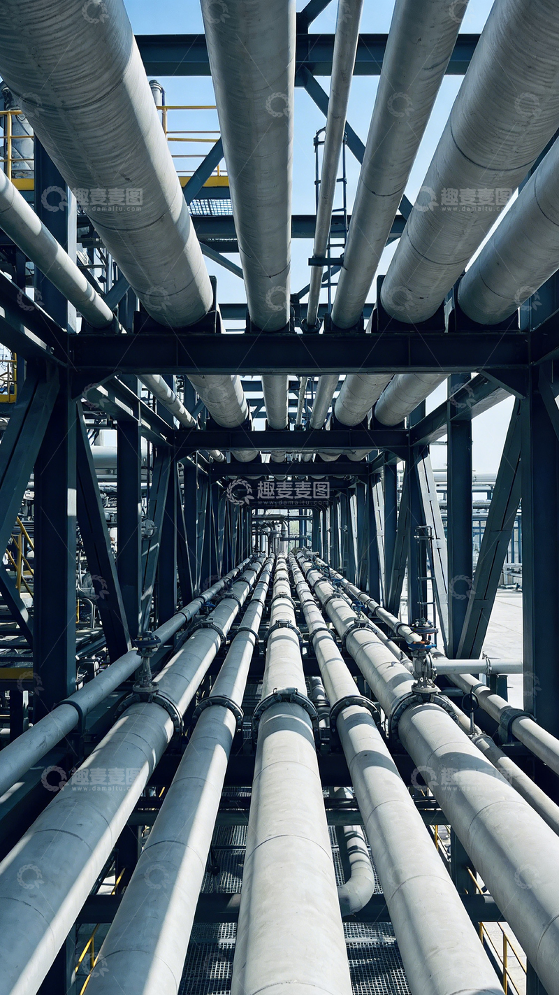 高清大图下载【趣麦麦图】工业管道架构