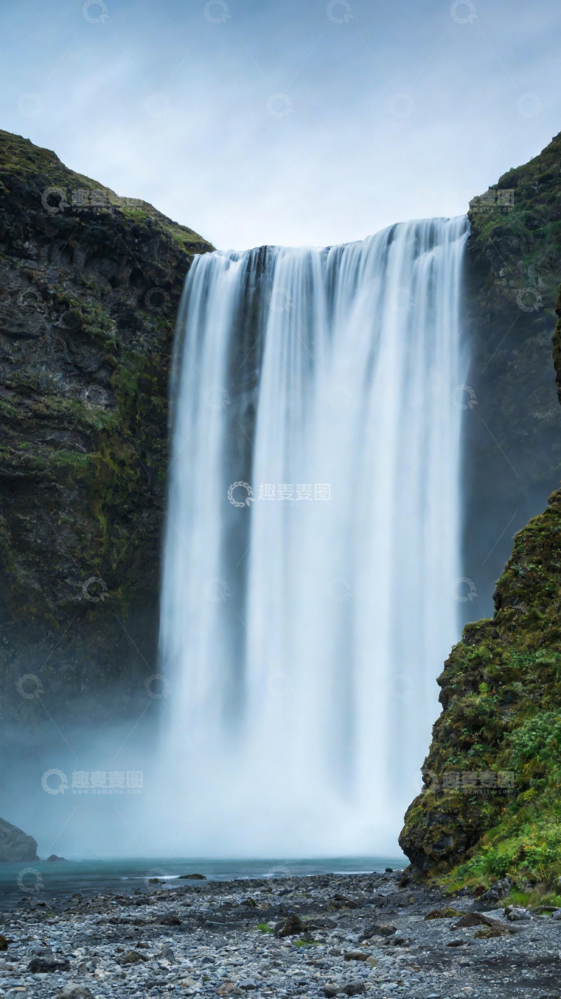高清大图下载【趣麦麦图】壮美瀑布自然景观摄影