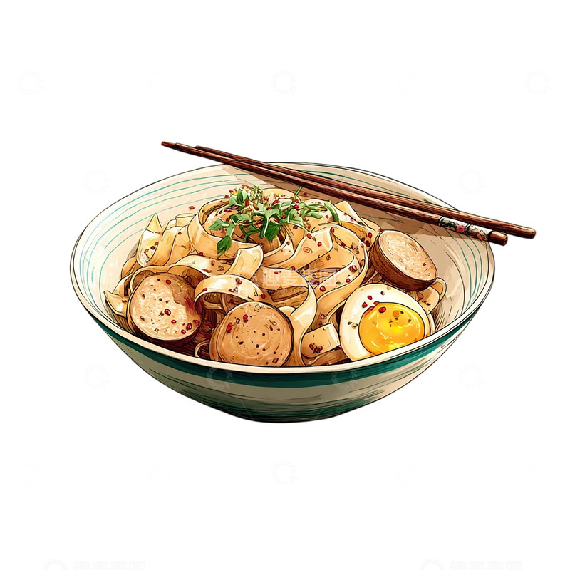 高清大图下载【趣麦麦图】细腻入味的日式拉面盛宴