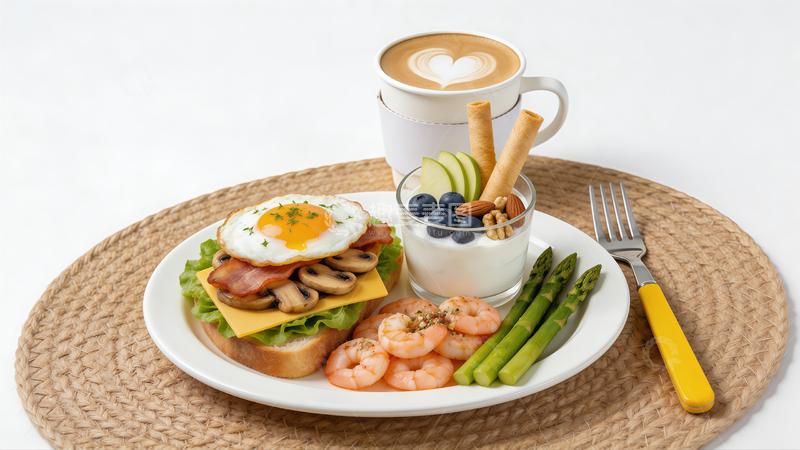 高清大图下载【趣麦麦图】精致早餐美食摄影