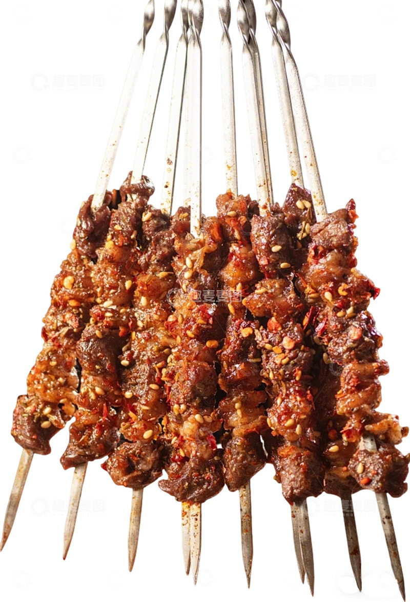 高清大图下载【趣麦麦图】烧烤美食串串