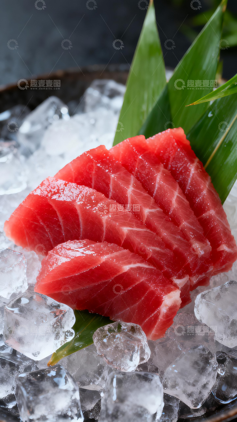 高清大图下载【趣麦麦图】金枪鱼刺身摄影4