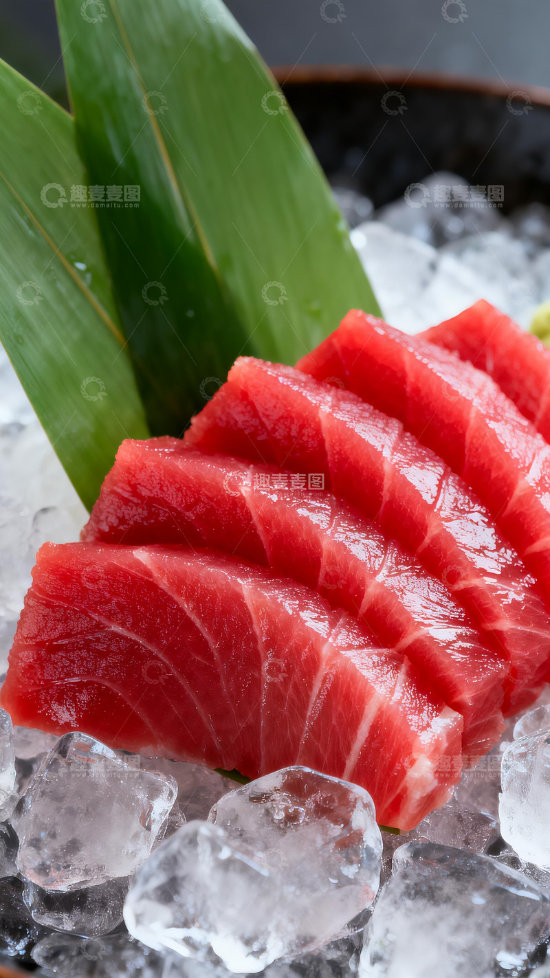 高清大图下载【趣麦麦图】金枪鱼刺身摄影3