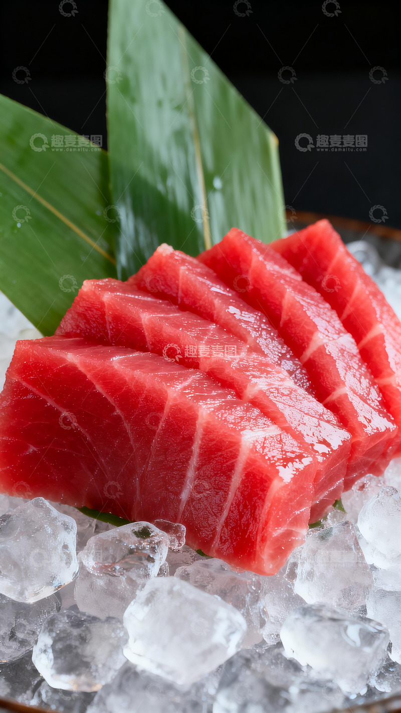 高清大图下载【趣麦麦图】金枪鱼刺身摄影2