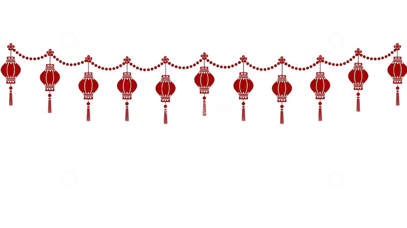 高清大图下载【趣麦麦图】-灯笼流苏织就的夜色梦境