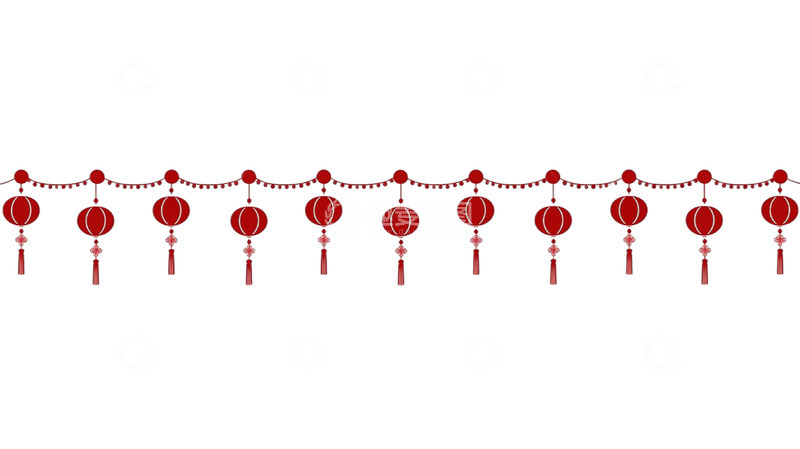 高清大图下载【趣麦麦图】灯笼流苏绚丽华彩