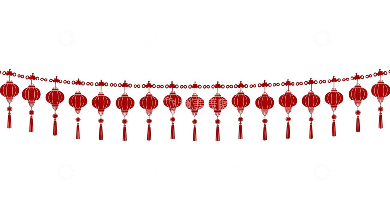 高清大图下载【趣麦麦图】灯火璀璨流苏画卷