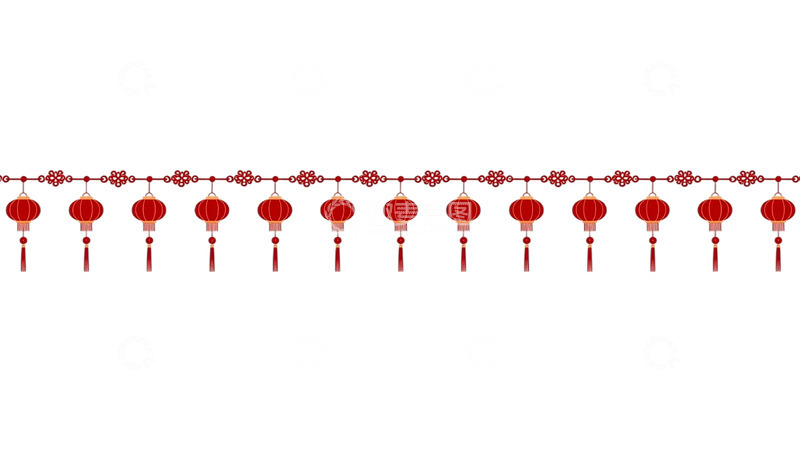 高清大图下载【趣麦麦图】灯笼流苏缤纷华彩序列