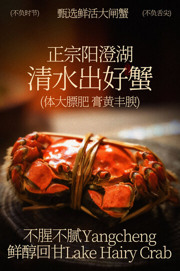 正宗阳澄湖清水大闸蟹美食