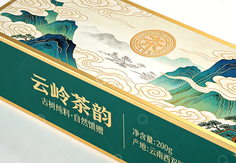 高清大图下载【趣麦麦图】云岭茶韵包装设计
