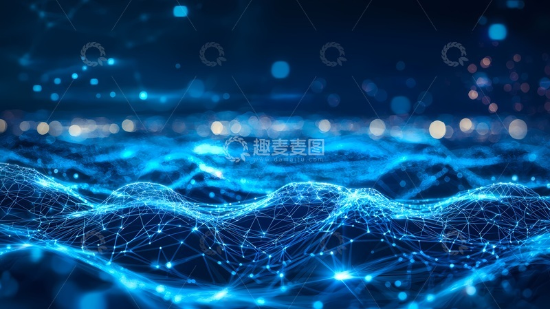高清大图下载【趣麦麦图】数字科技网络数据视觉特效