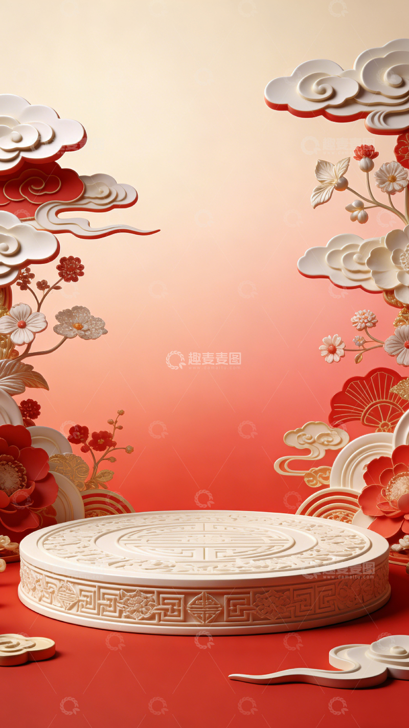 高清大图下载【趣麦麦图】中式节庆精美礼盒设计展示