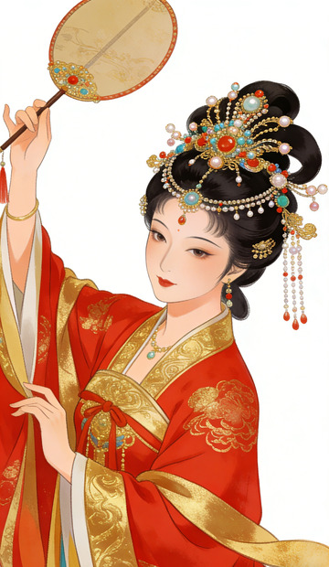 古风仕女插画