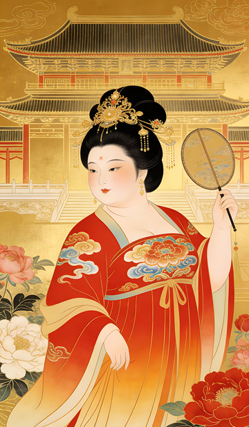古风仕女宫廷插画
