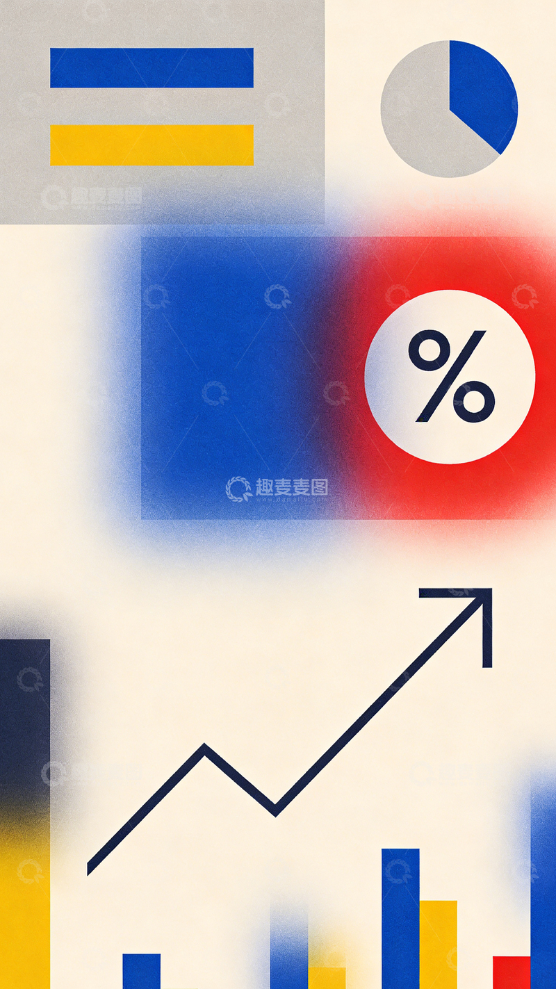 高清大图下载【趣麦麦图】数据图表设计元素素材