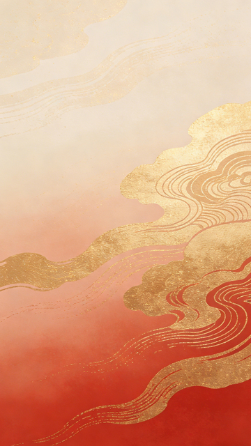 红金抽象艺术背景