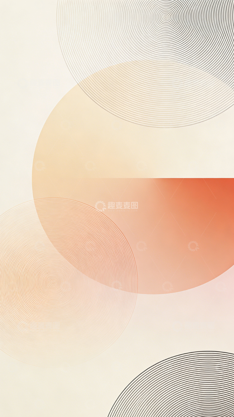 高清大图下载【趣麦麦图】简约几何图形设计壁纸