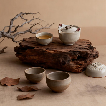 东方侘寂风静物场景7