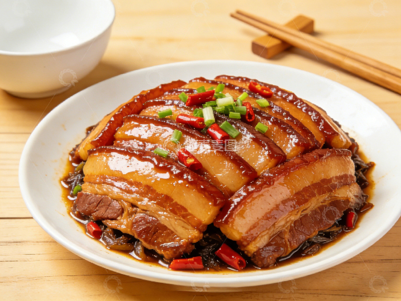 高清大图下载【趣麦麦图】美味扣肉中餐传统菜肴