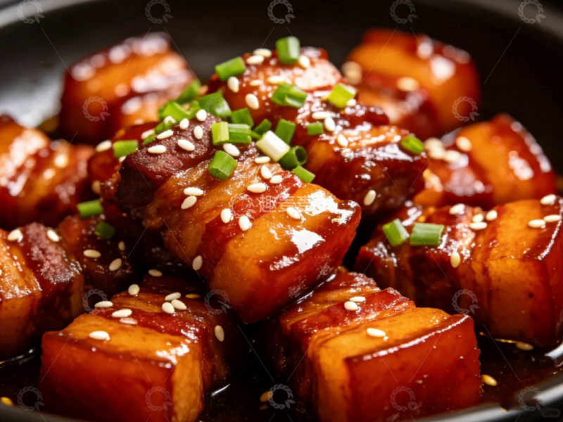 高清大图下载【趣麦麦图】红烧肉美食特写照片