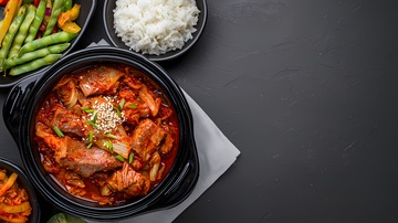 韩式料理快餐组合