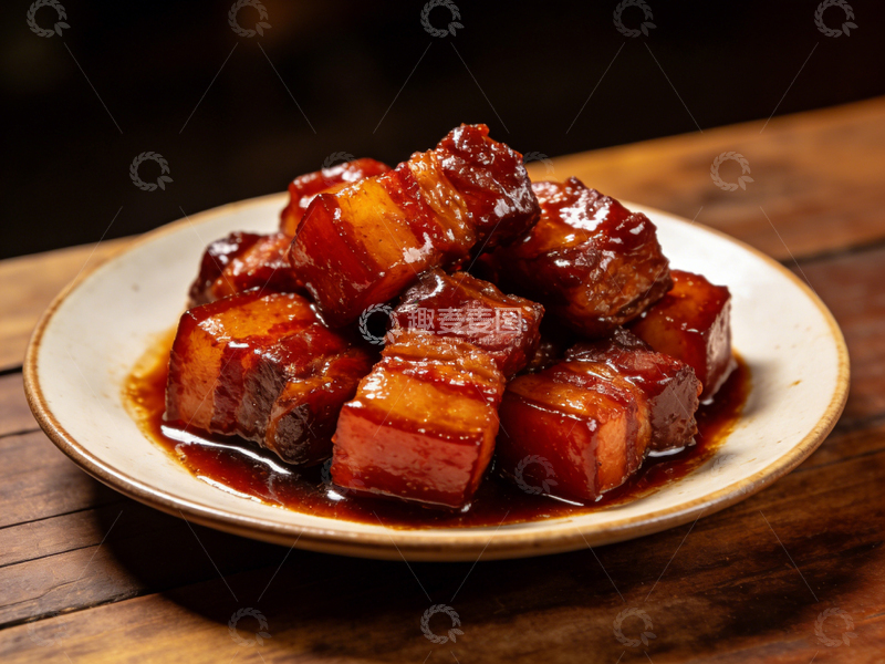 高清大图下载【趣麦麦图】家常红烧肉美味诱人