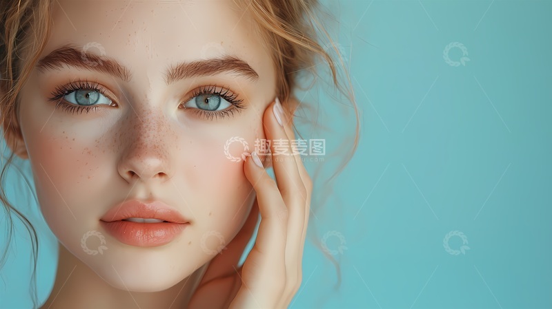 高清大图下载【趣麦麦图】清新女性美容护肤写真