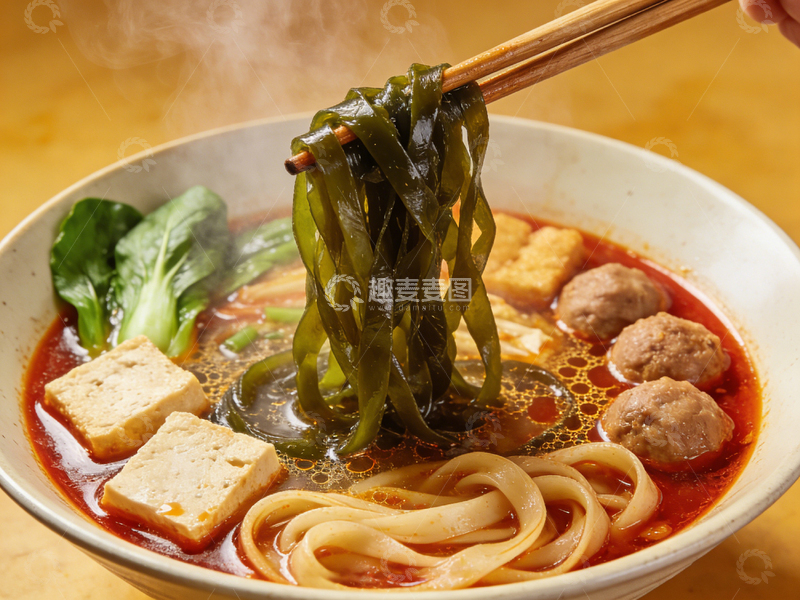 高清大图下载【趣麦麦图】热气腾腾面条美食摄影3